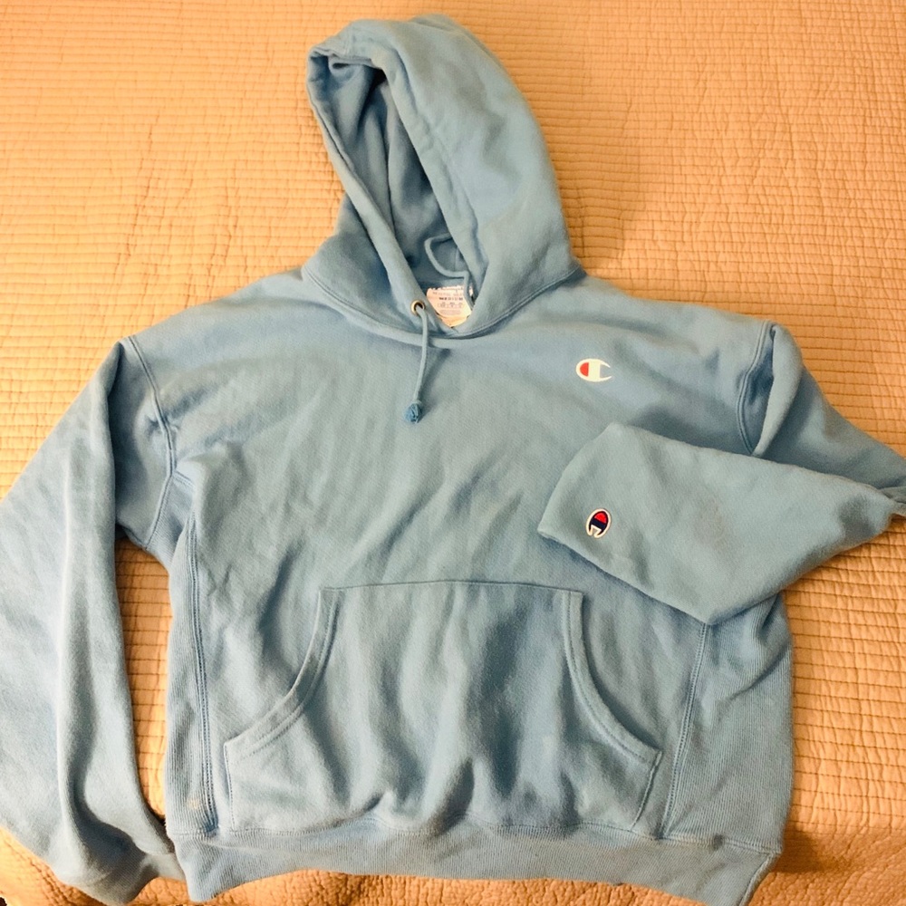 Sky Blue  Champion hoodie